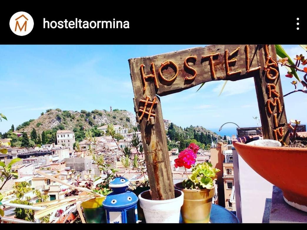 "Little Sicilian Home"-Room With A Private Bathroom & Kitchen -Fridge - And Shared A Beautiful Terrace On Hostel Taormina Center Exterior foto